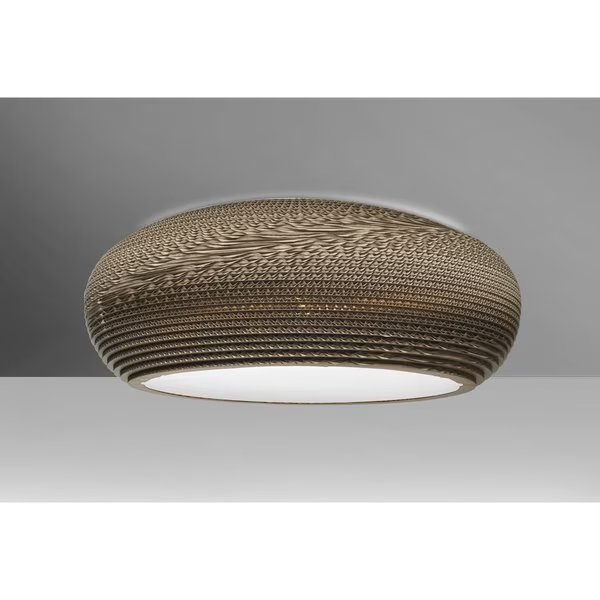 Venus Ceiling, Satin Nickel Finish, 1x9W LED, Besa Lighting, Mfr#: VENUSC-LED-SN